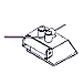 2 Pin Bulwark Mounted Tow Pin