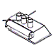 3 Pin Bulwark Mounted Tow Pin